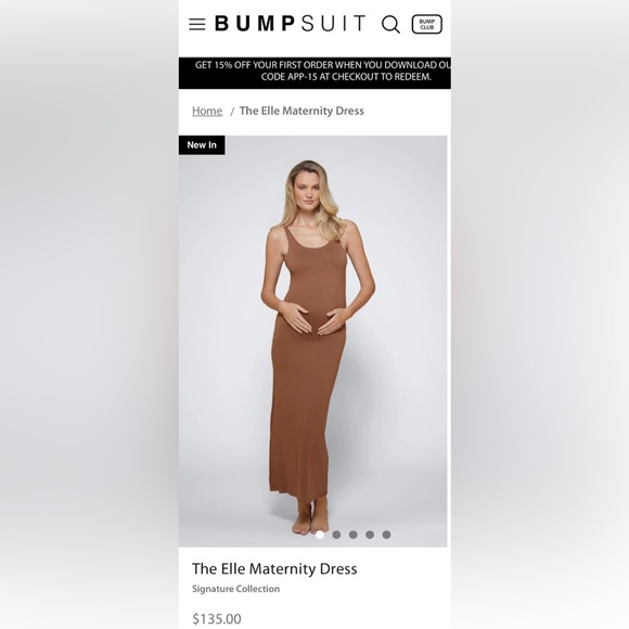 Bumpsuit Maternity Dress - Picture 3 of 6